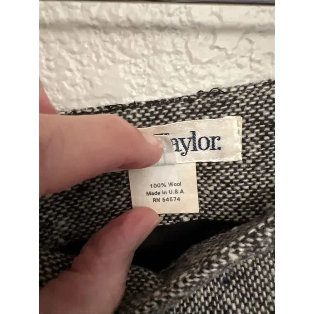 Vintage Ann Taylor Pencil Skirt Modern Quiet Luxury Classic Career Lined Slit 10